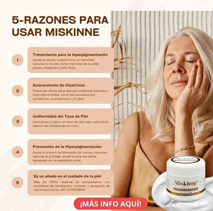 Crema Despigmentante Miskinne